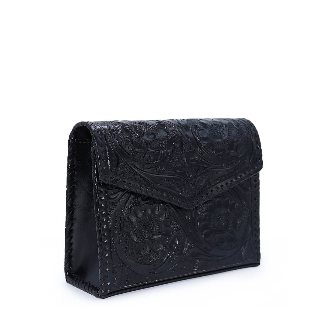 Bolsa Cincelada Negro TH603