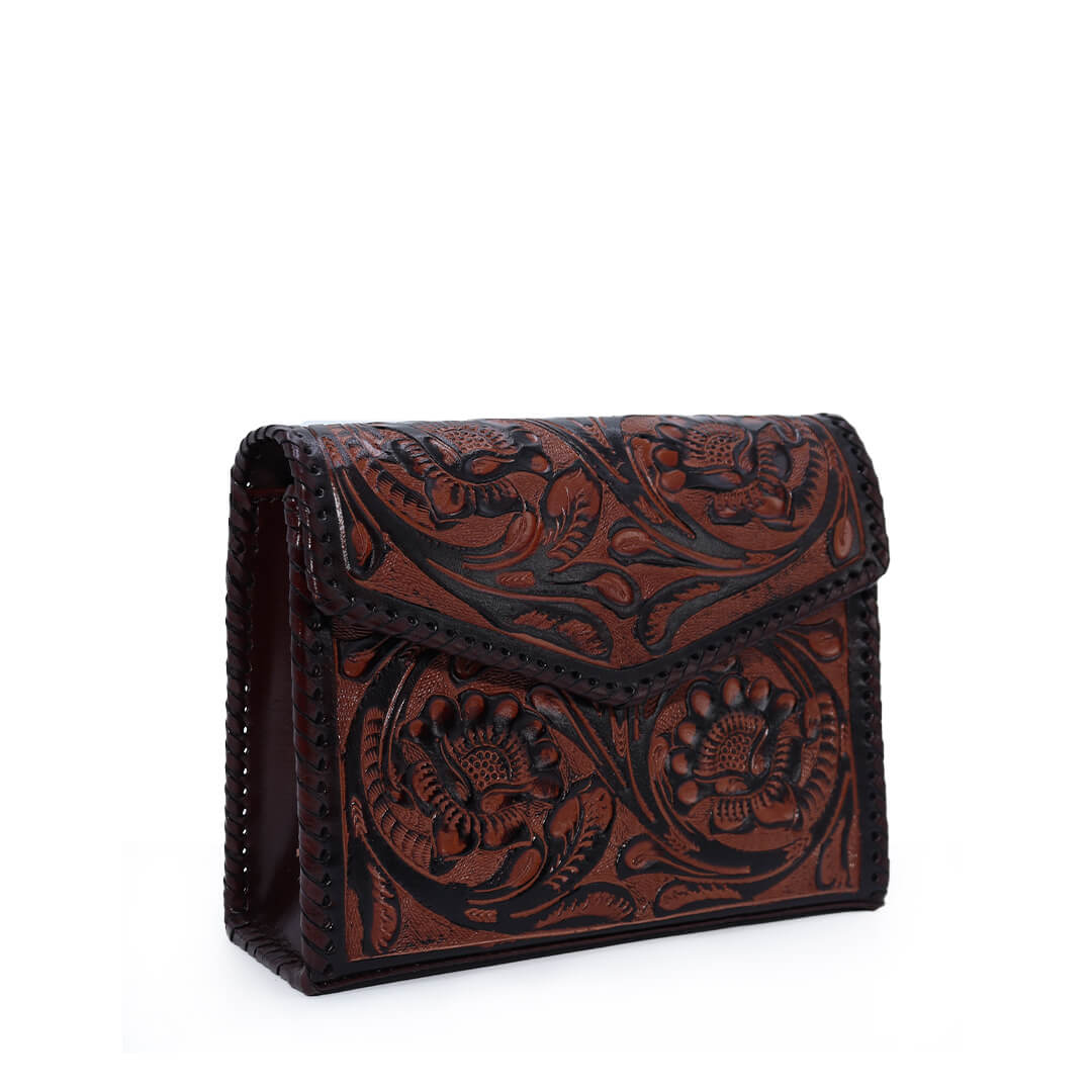 Bolsa Cincelada Café TH605