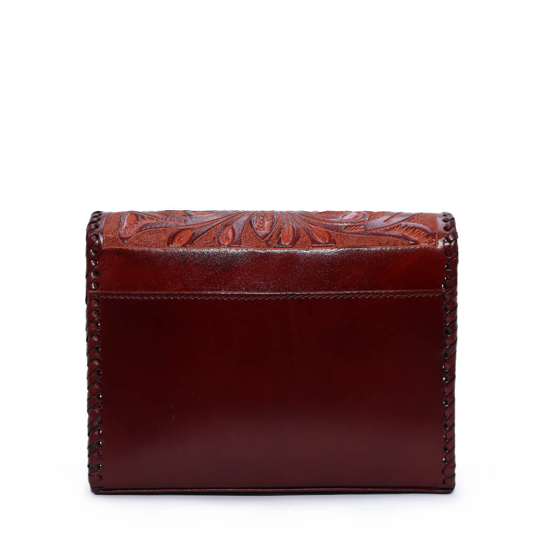 Bolsa Cincelada Coñac TH606