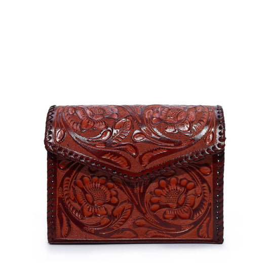 Bolsa Cincelada Coñac TH606