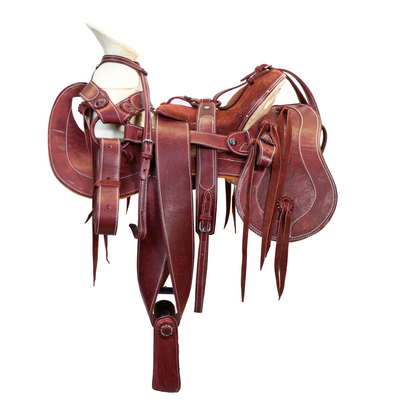 Montura Charra Cola De Pato Vino HW807