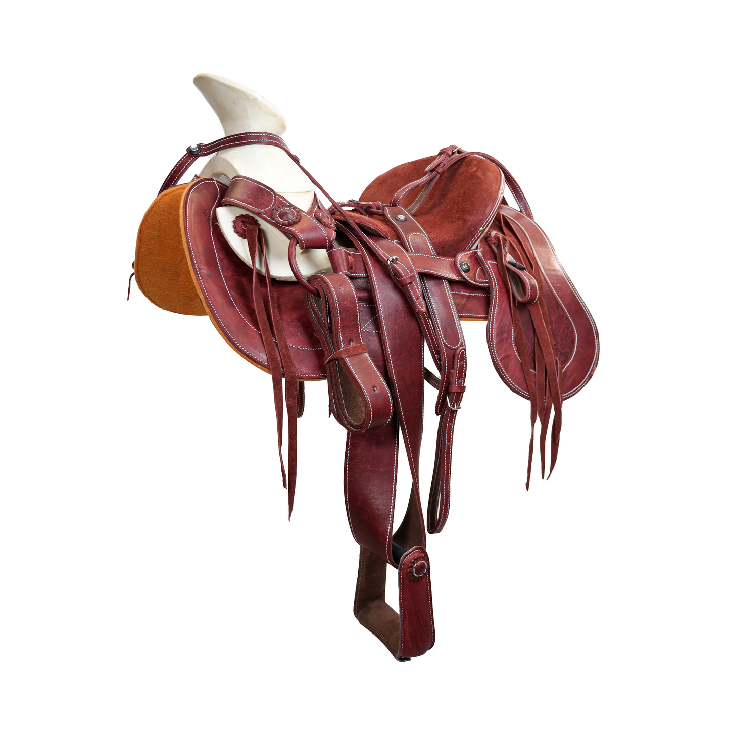 Montura Charra Cola De Pato Vino HW807