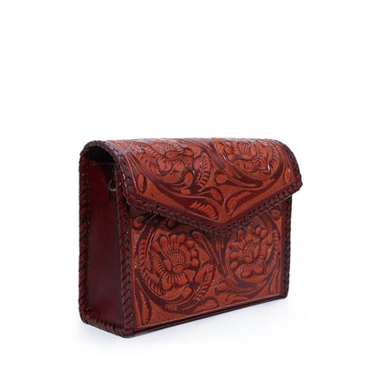 Bolsa Cincelada Coñac TH606