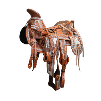 Montura Bordada Cuadrada Miel HW820