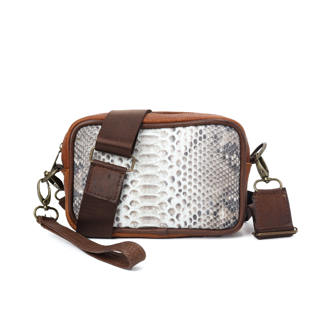 Bandolera en Piel Exótica HW901