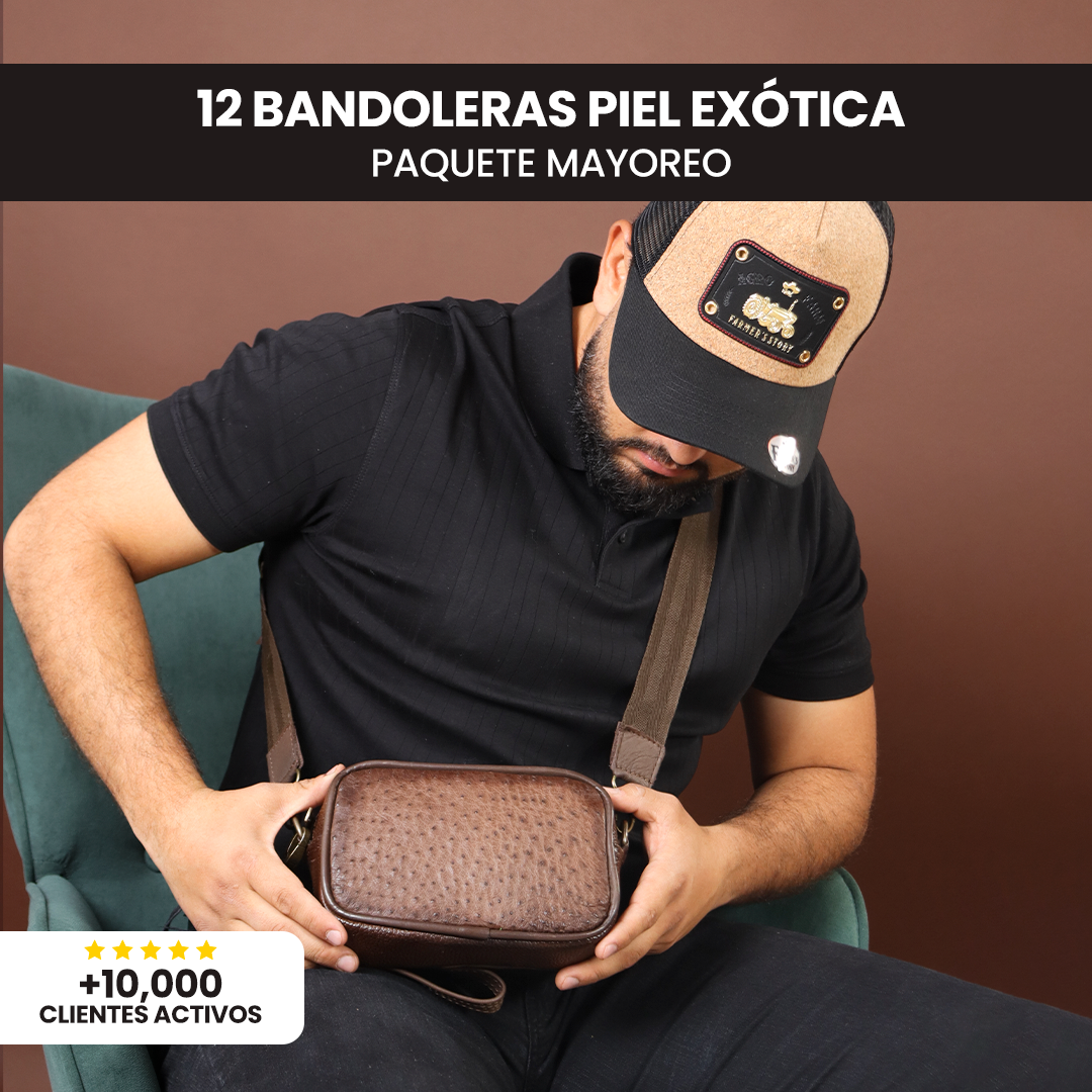Bandoleras Exóticas | Paquete Mayoreo